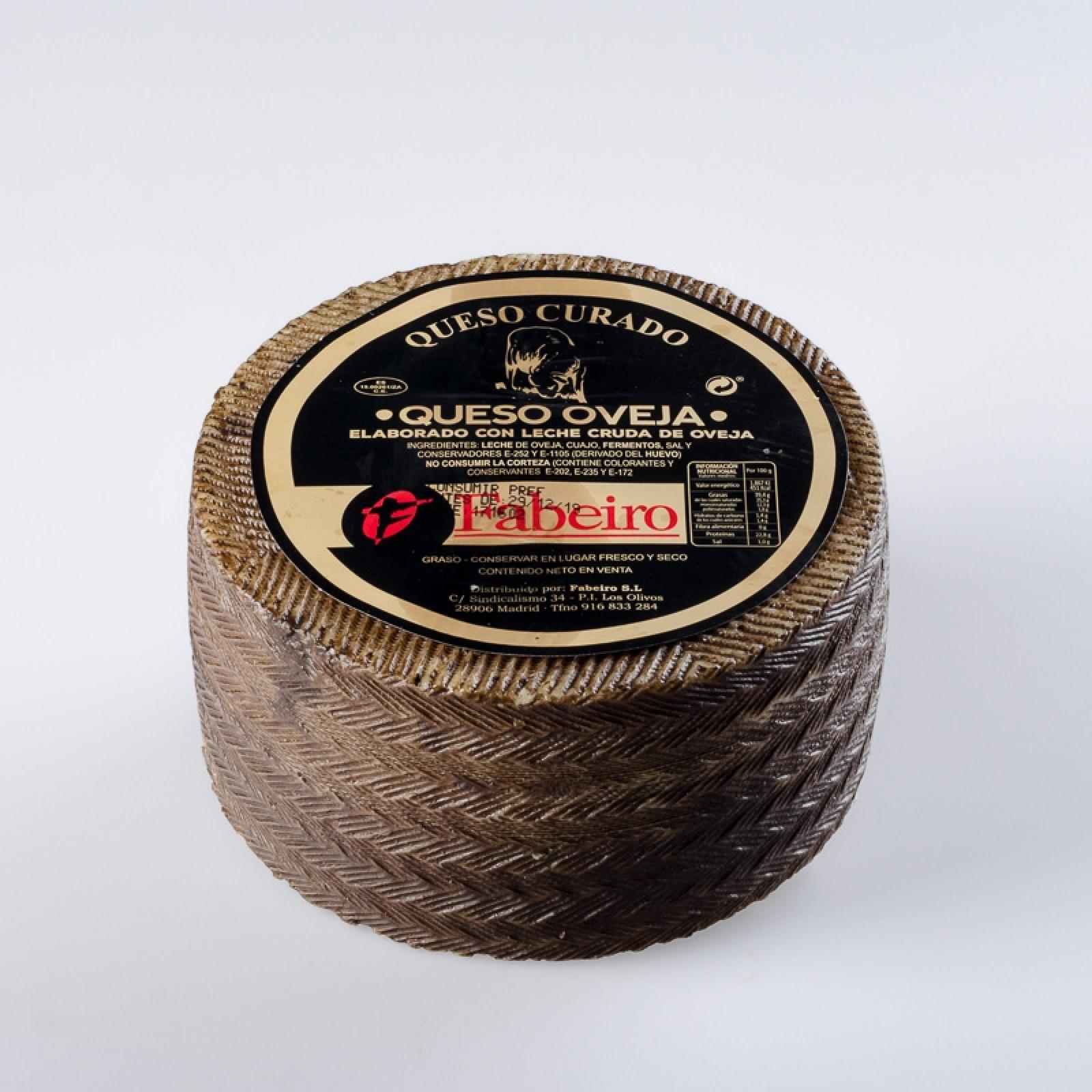 Queso de oveja leche cruda curado 2,95-3,05 kg