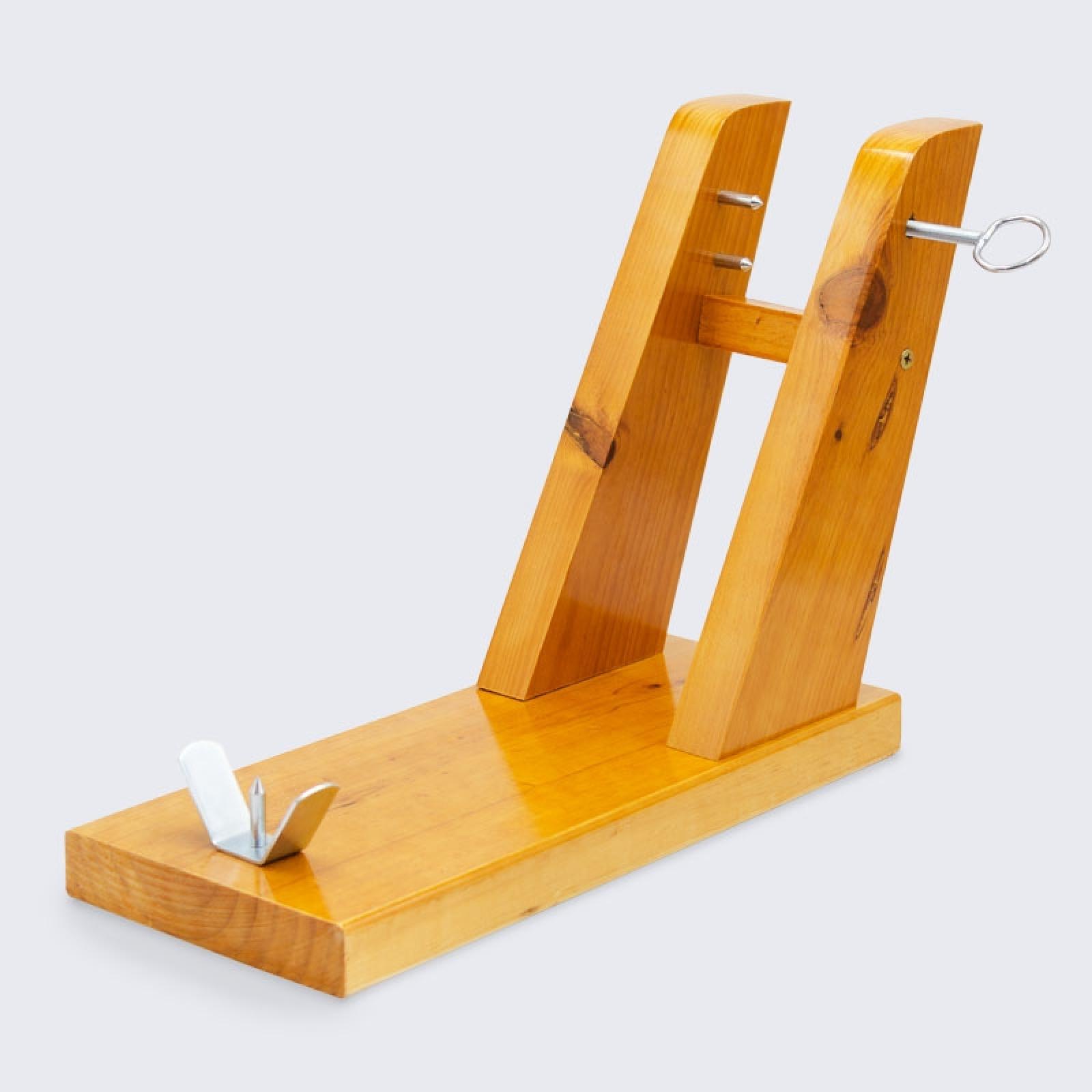 Soporte jamonero en madera de pino